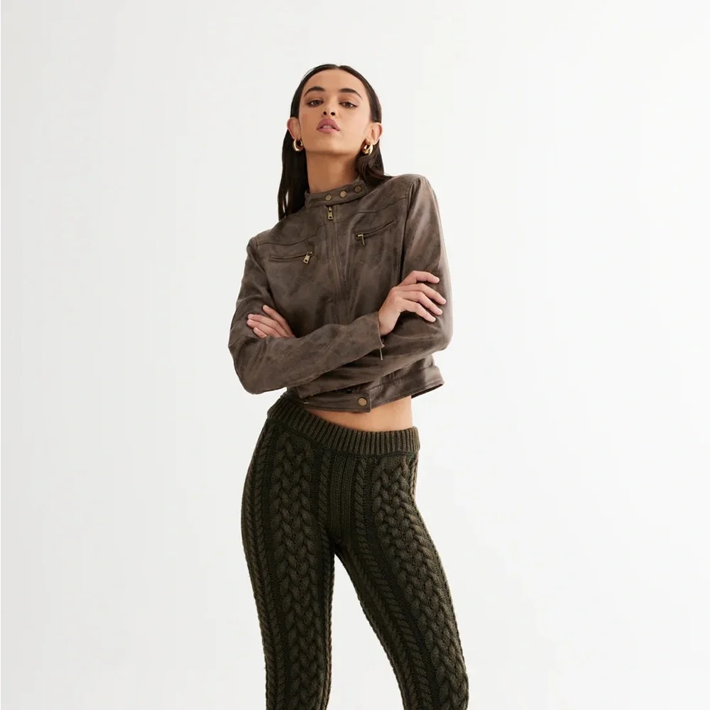 BELLA MOTO JACKET | CHOCOLATE A3 - Picture 7 of 12